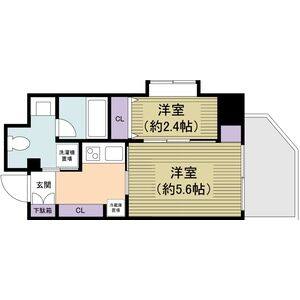2K 間取り図