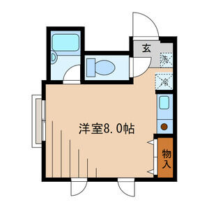 ワンルーム 間取り図