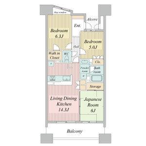 3LDK 間取り図