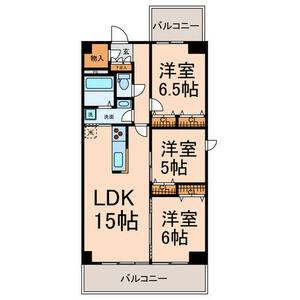 3LDK 間取り図