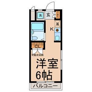 ワンルーム 間取り図