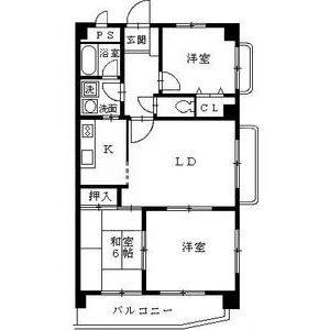 3LDK 間取り図