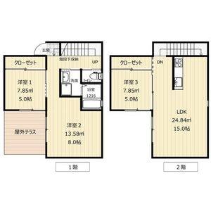 3LDK 間取り図