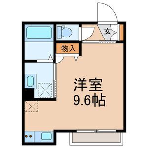 ワンルーム 間取り図
