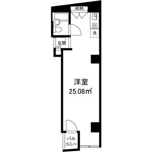 ワンルーム 間取り図