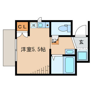 ワンルーム 間取り図