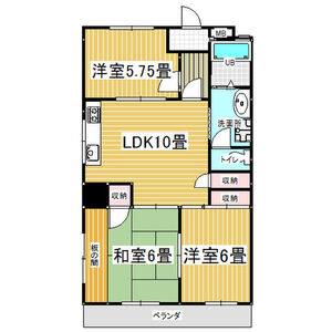 3LDK 間取り図