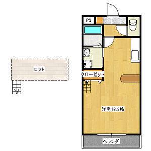 ワンルーム 間取り図