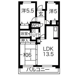3LDK 間取り図