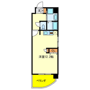 ワンルーム 間取り図