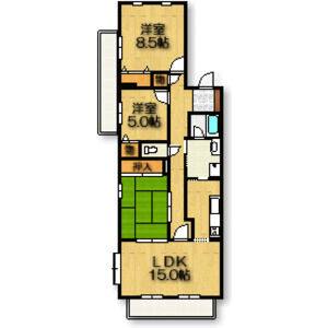 3LDK 間取り図