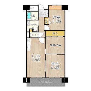 3LDK 間取り図