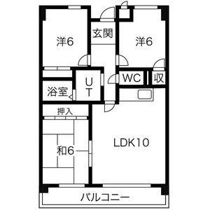 3LDK 間取り図