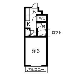 ワンルーム 間取り図