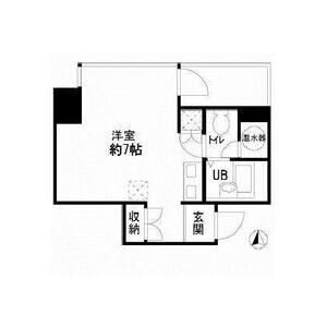 ワンルーム 間取り図