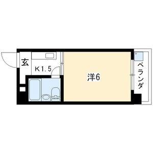 ワンルーム 間取り図