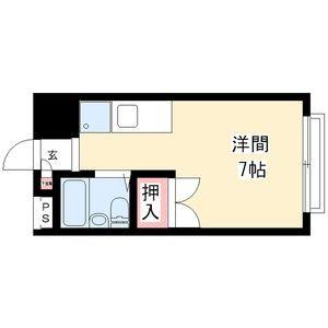 ワンルーム 間取り図