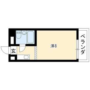 ワンルーム 間取り図