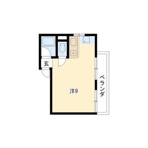 ワンルーム 間取り図