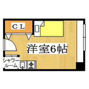ワンルーム 間取り図