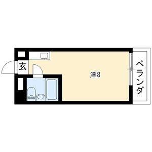 ワンルーム 間取り図