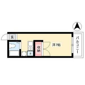 ワンルーム 間取り図