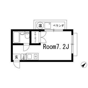 ワンルーム 間取り図