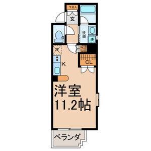 ワンルーム 間取り図