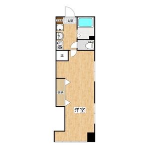 ワンルーム 間取り図