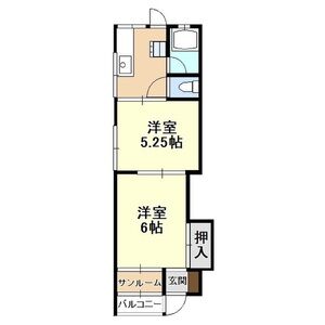 2K 間取り図