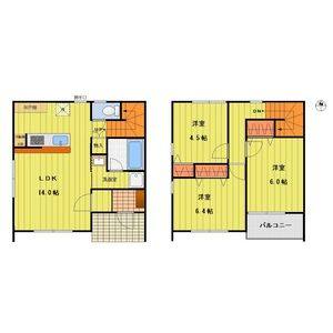 3LDK 間取り図
