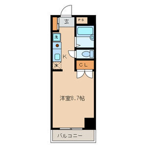 ワンルーム 間取り図