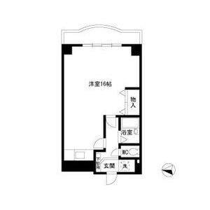 ワンルーム 間取り図