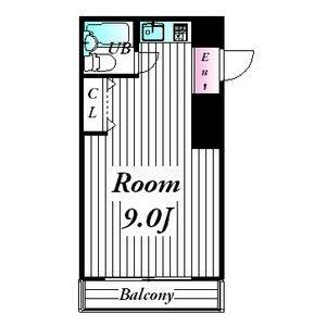ワンルーム 間取り図