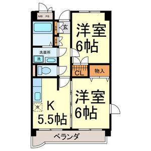 2K 間取り図