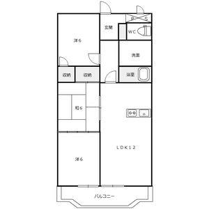 3LDK 間取り図