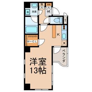 ワンルーム 間取り図