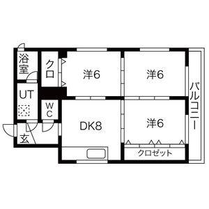 3LDK 間取り図