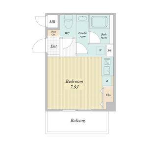 ワンルーム 間取り図