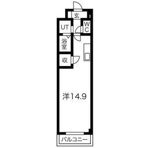 ワンルーム 間取り図