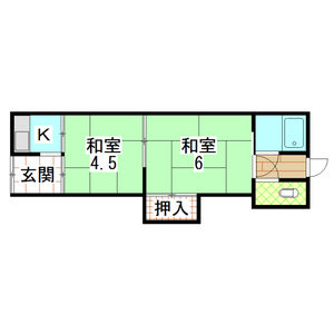 2K 間取り図