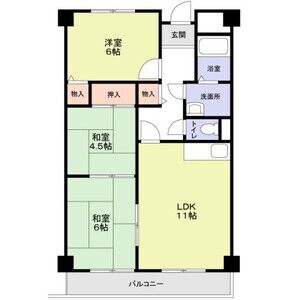 3LDK 間取り図