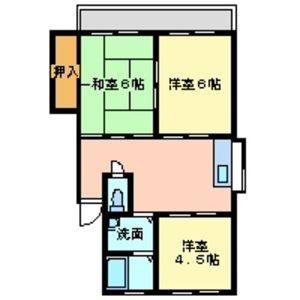 3DK 間取り図