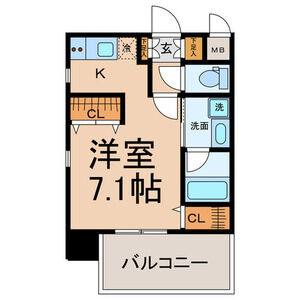 ワンルーム 間取り図