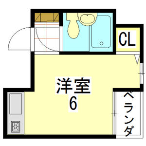 ワンルーム 間取り図