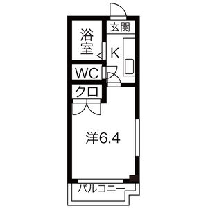 ワンルーム 間取り図