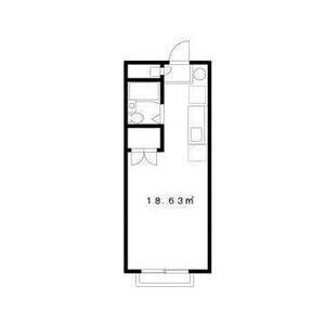 ワンルーム 間取り図