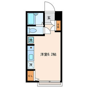 ワンルーム 間取り図
