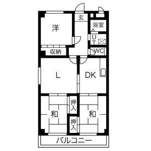 3LDK 間取り図