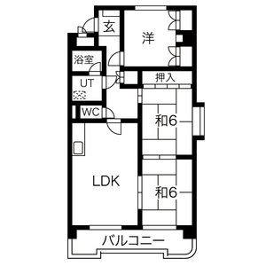 3LDK 間取り図